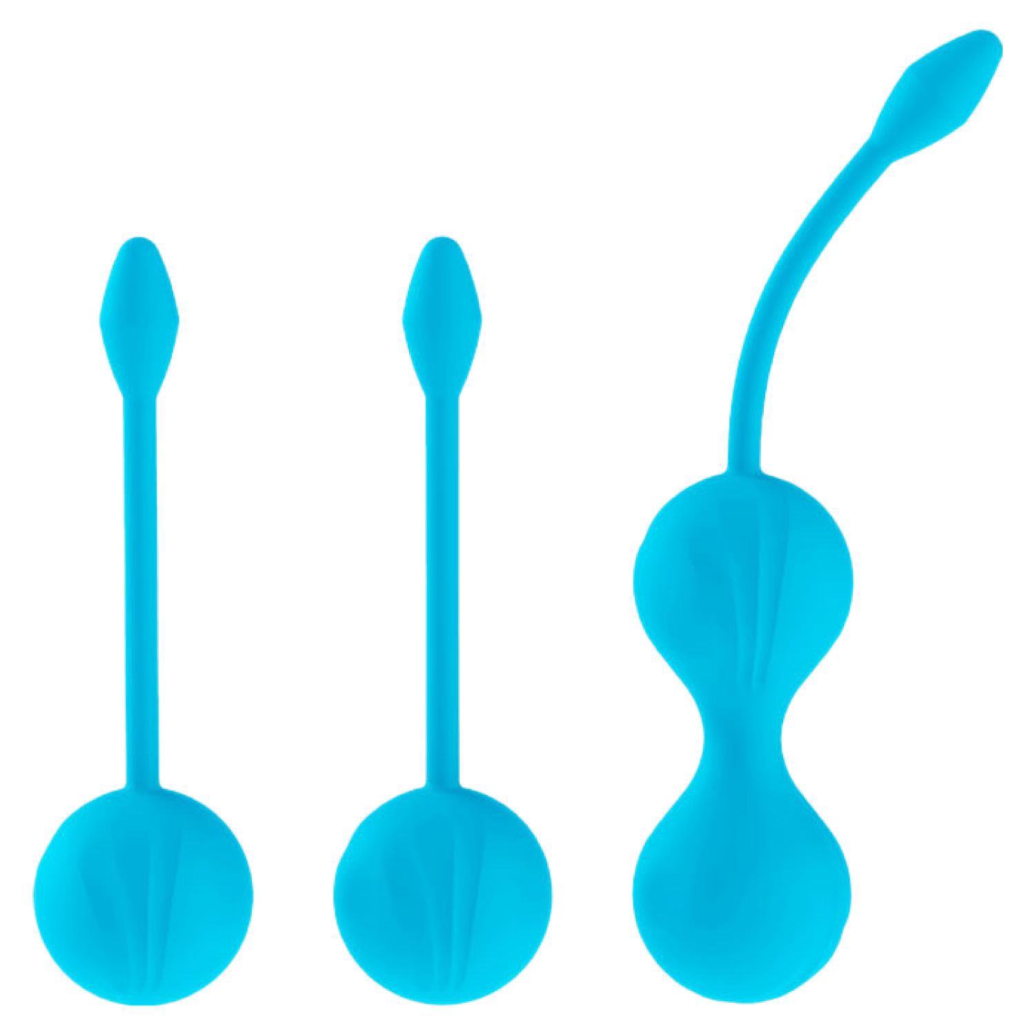 Kegel ball set blauw