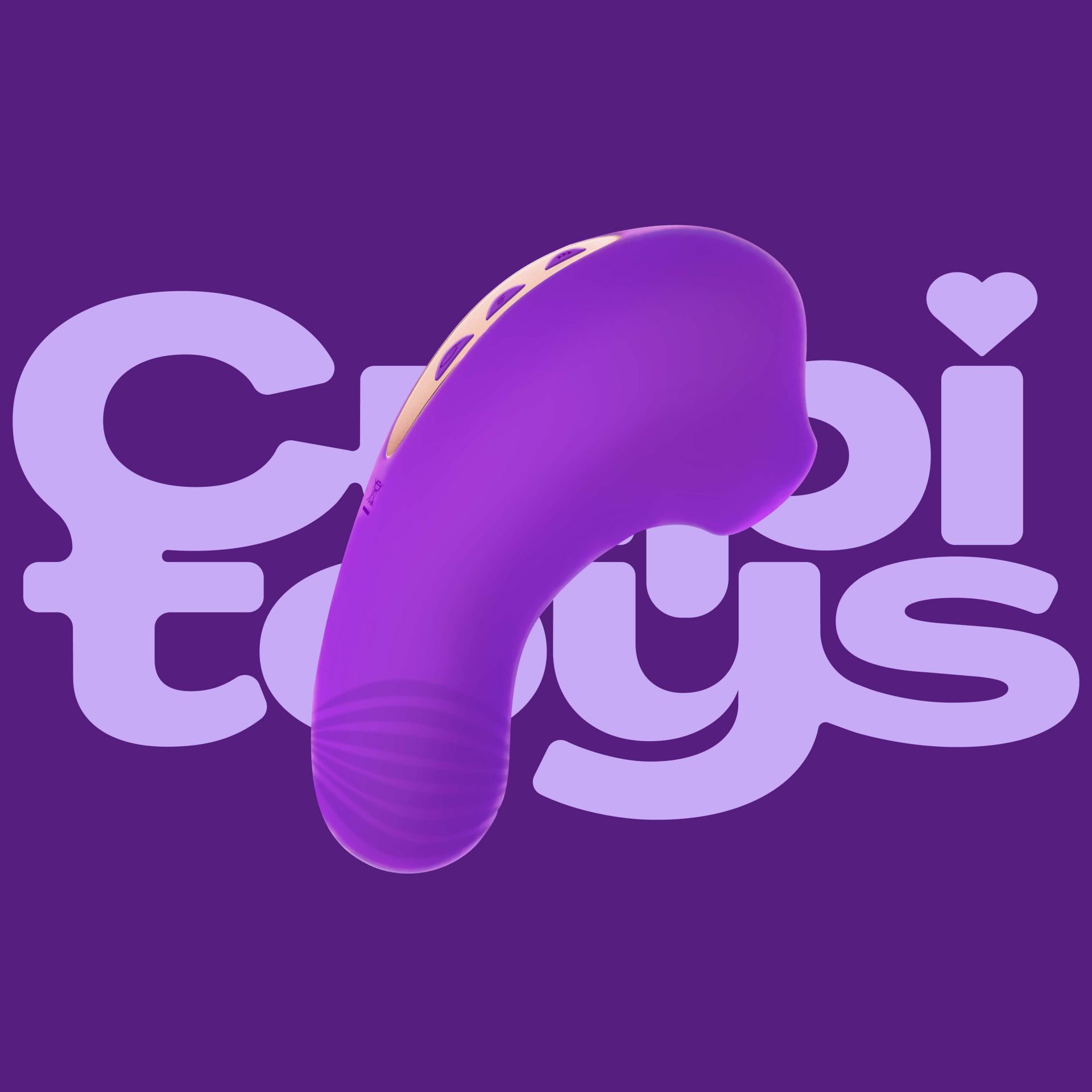Luchtdruk vibrator 10,6cm paars online