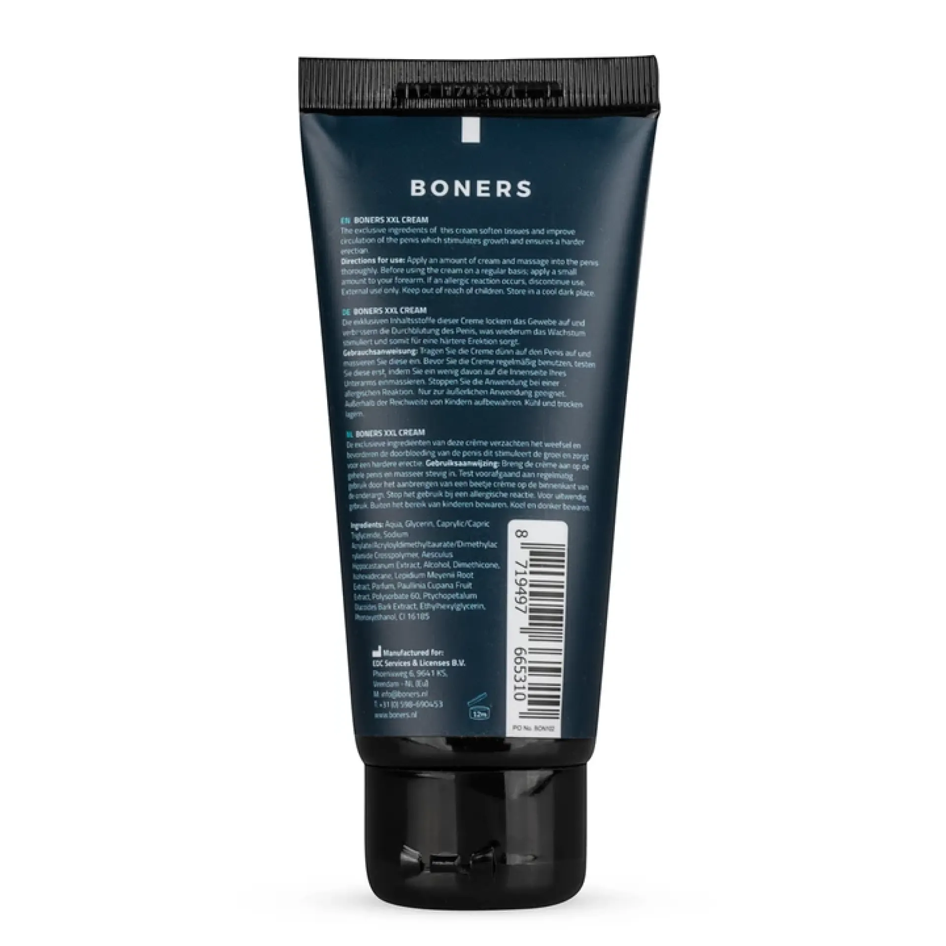Boners penis XXL crème 100ml kopen.