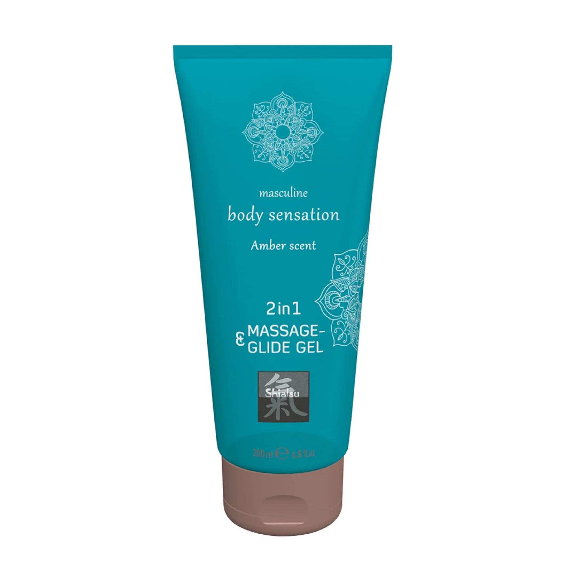 Shiatsu massage- & glide gel 2 in 1 amber