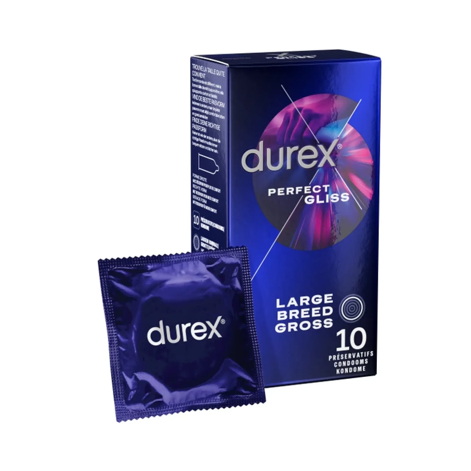 Durex perfect gliss condooms 10 stuks kopen.