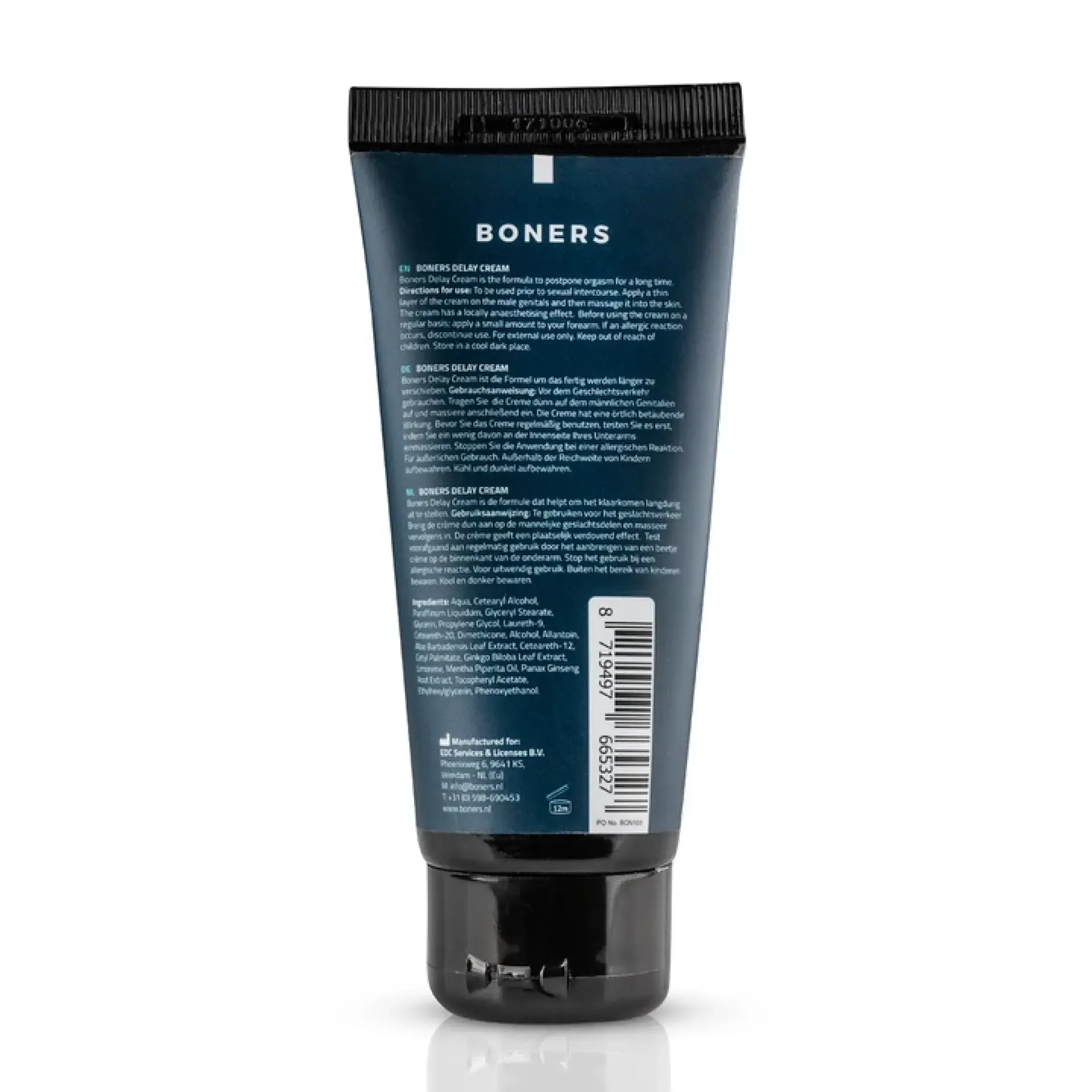 Boners orgasmevertragende crème 100ml kopen.