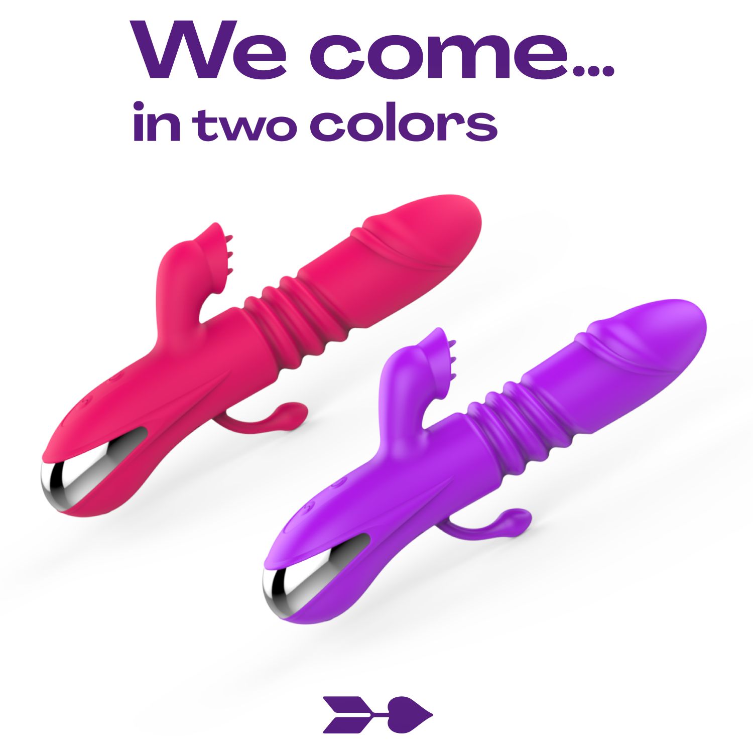 tarzan Stotende vibrator met buttplug 19,5cm