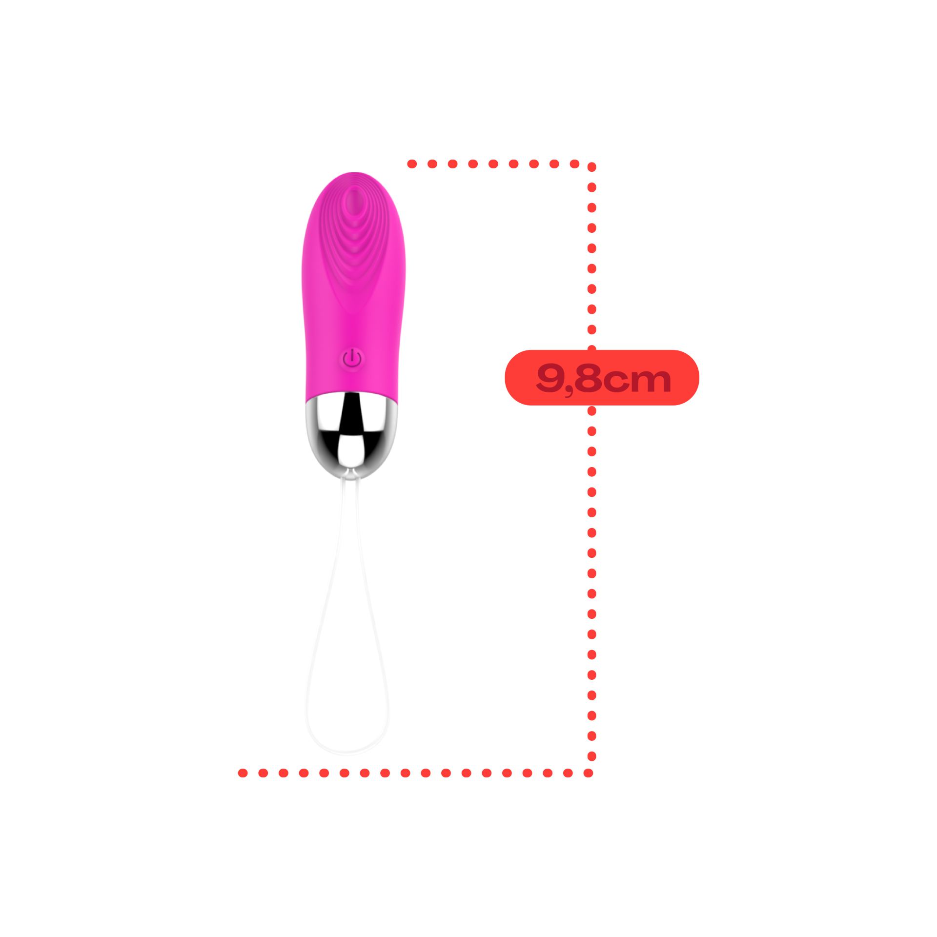 vibrerend ei g-spot op afstand 9,8cm kopen