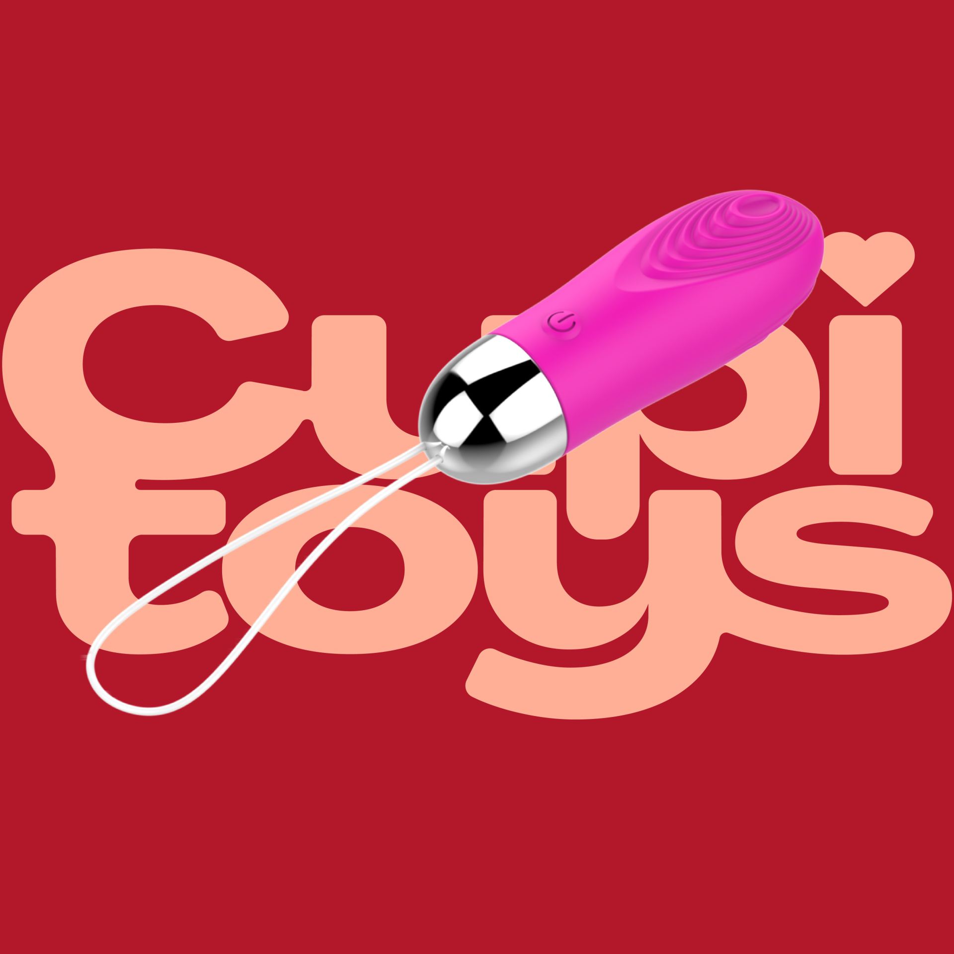 roze vibrerend ei g-spot op afstand 9,8cm