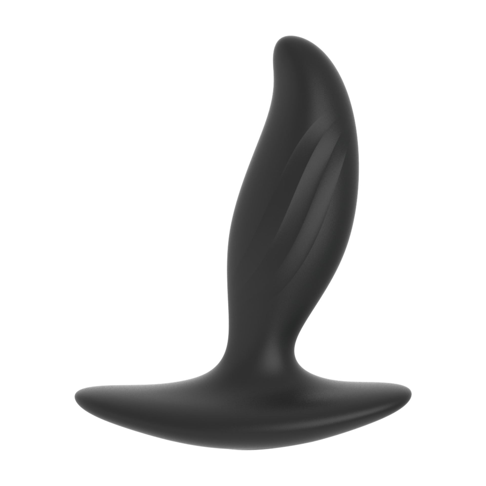 Vibrerende butt plug 9,5cm Zwart