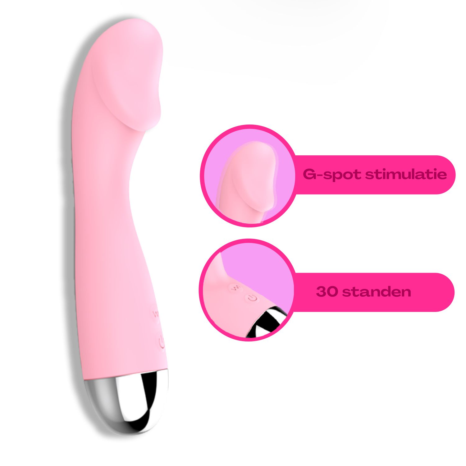 Vibrator 16cm lichtroze kopen