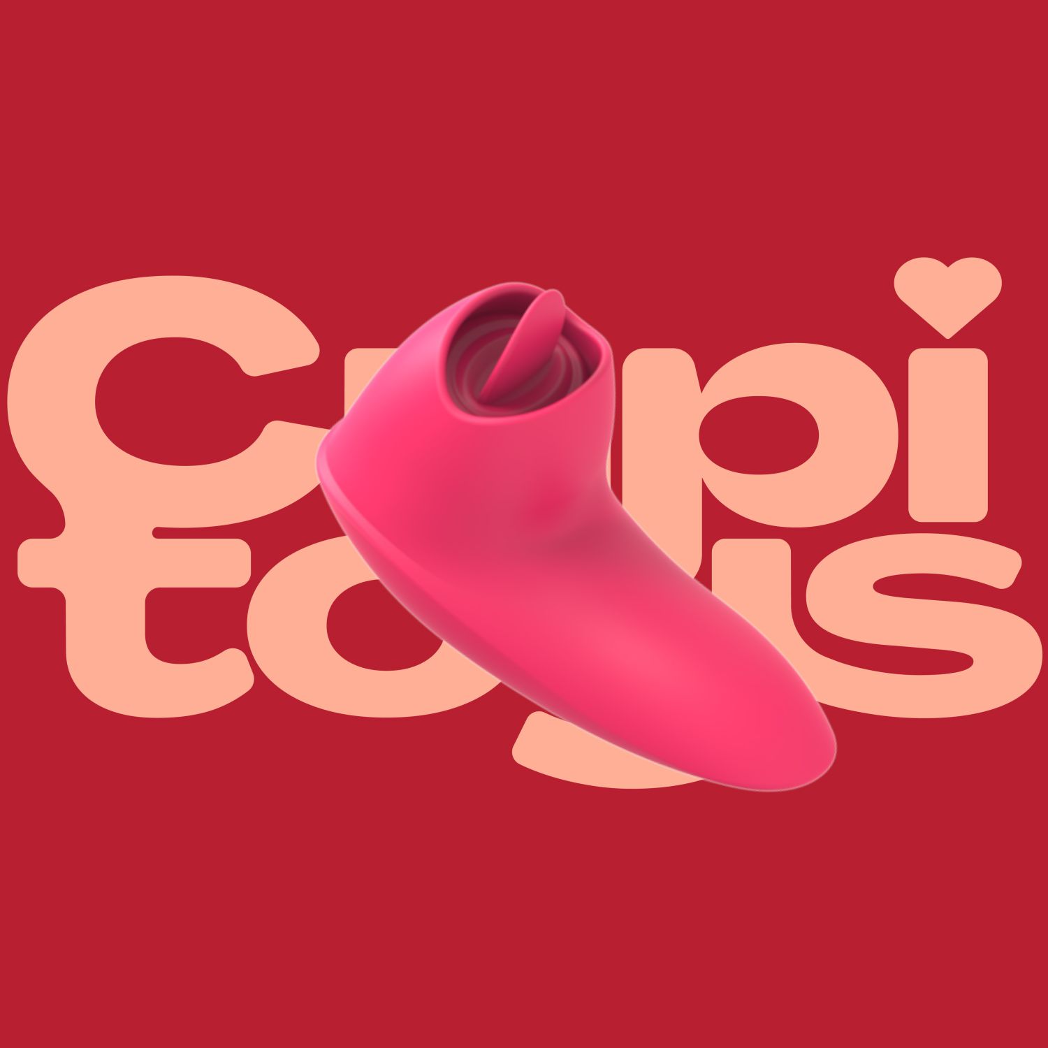 Luchtdruk vibrator met tong roze 8cm bestellen