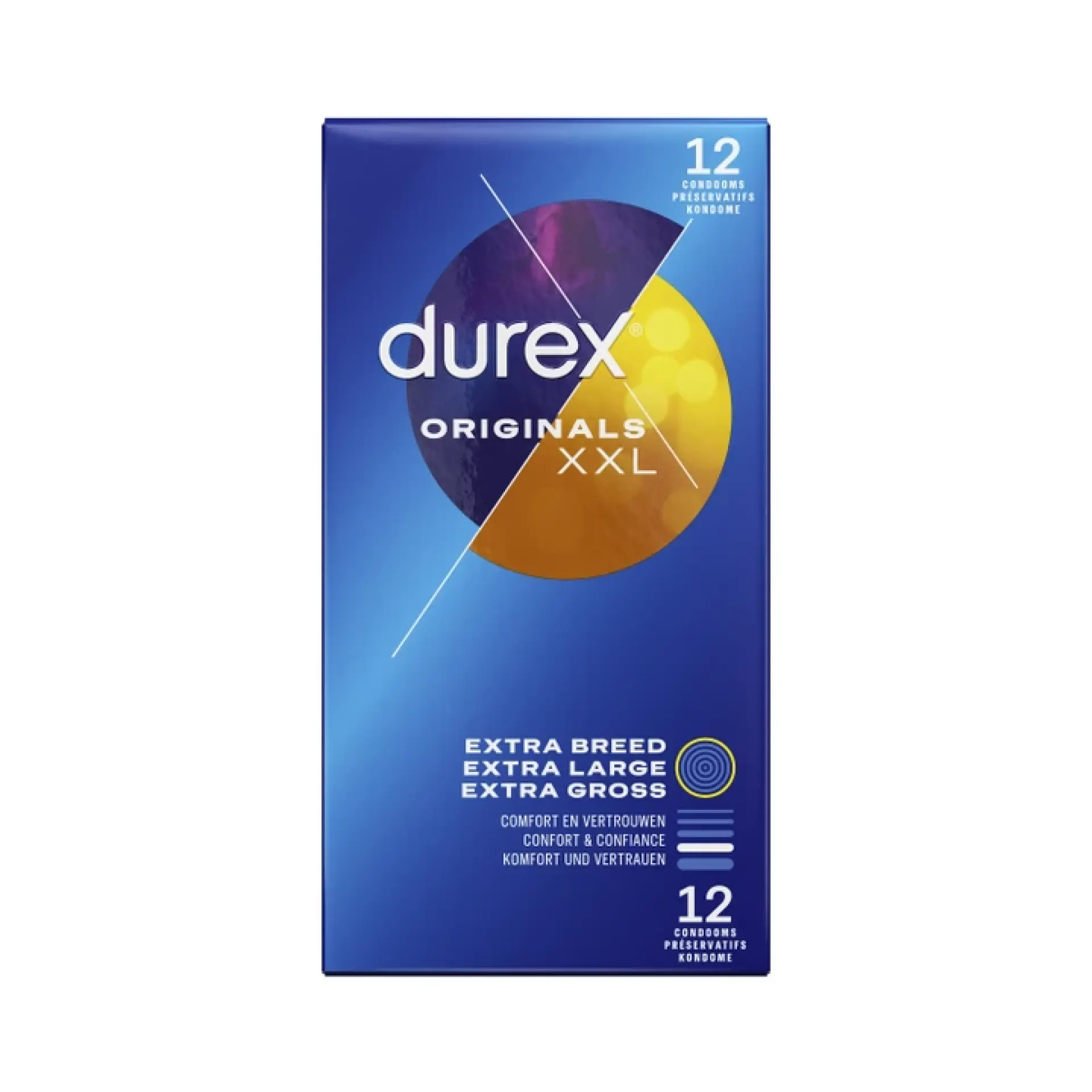 Durex originals XXL condooms 12 stuks.