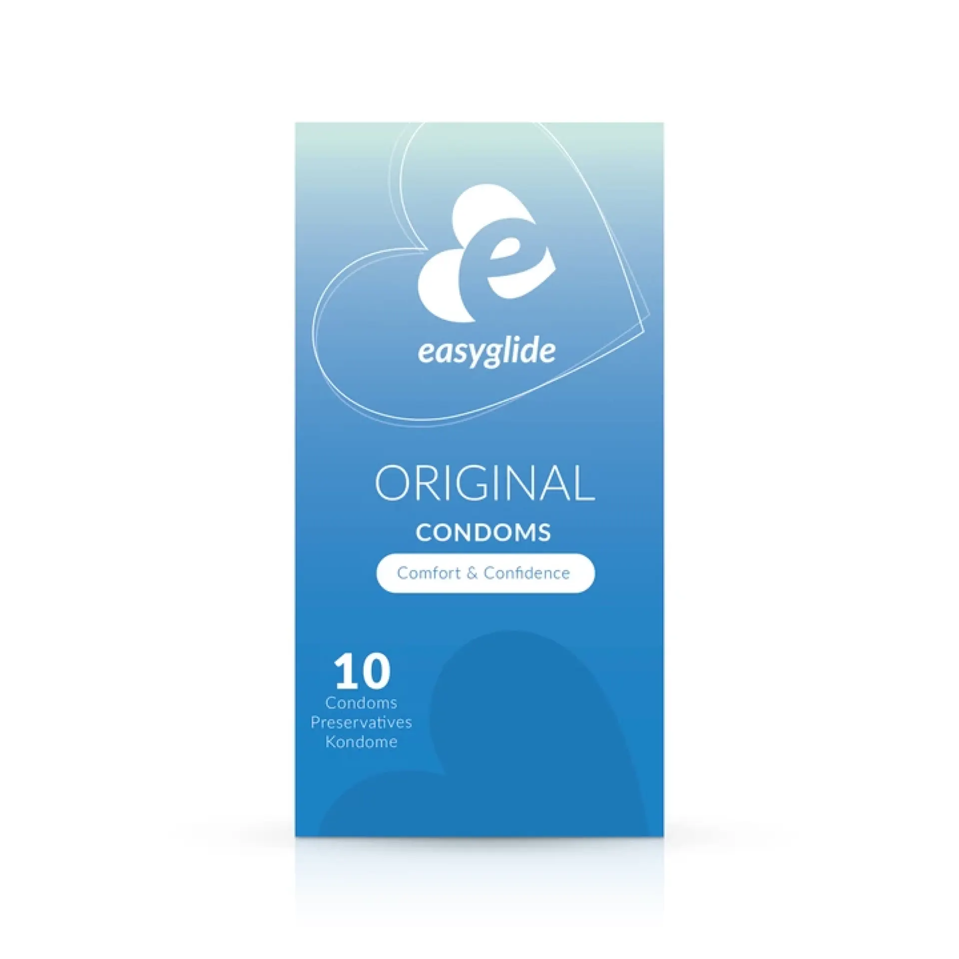 EasyGlide original condooms 10 stuks.