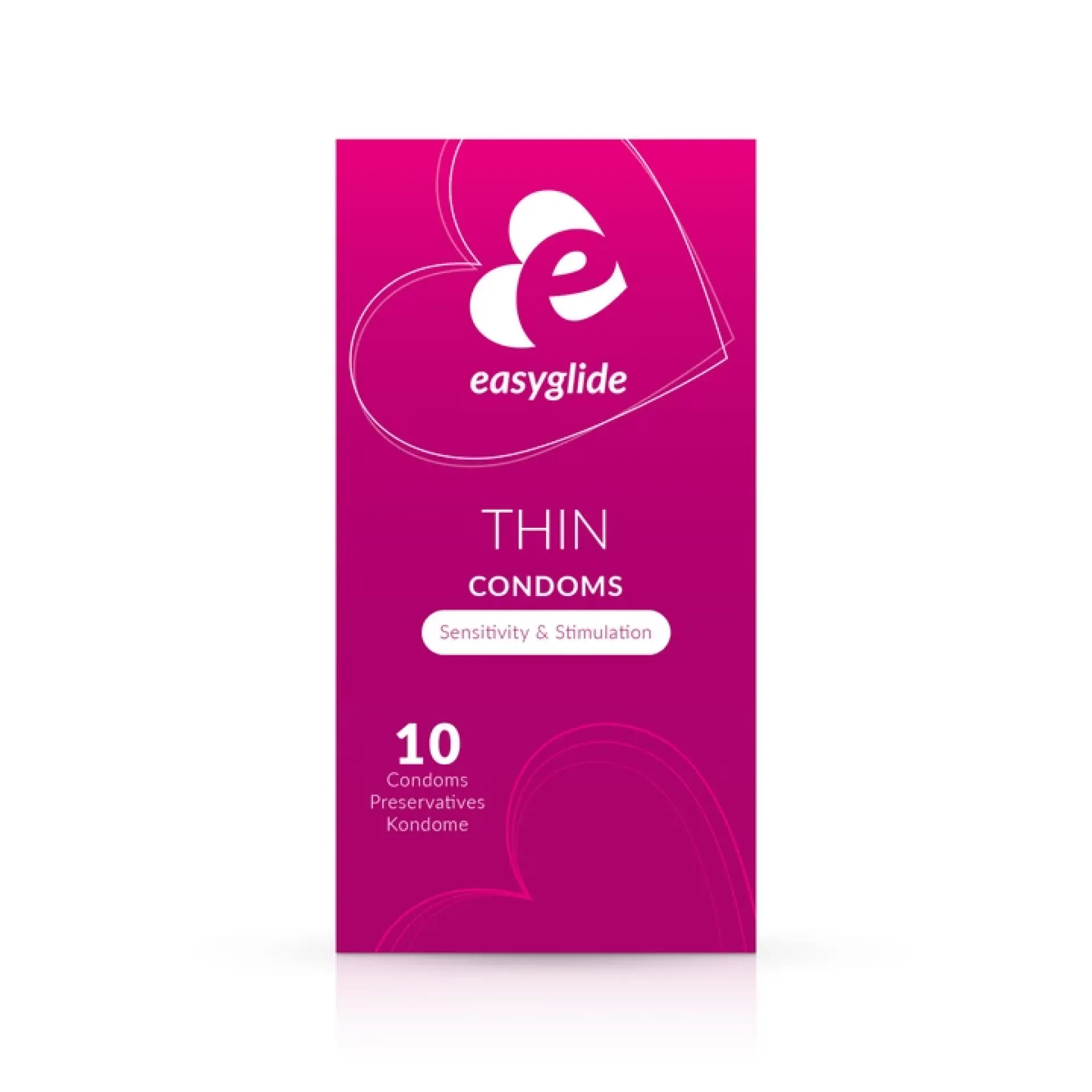 EasyGlide extra thin condooms 10 stuks.