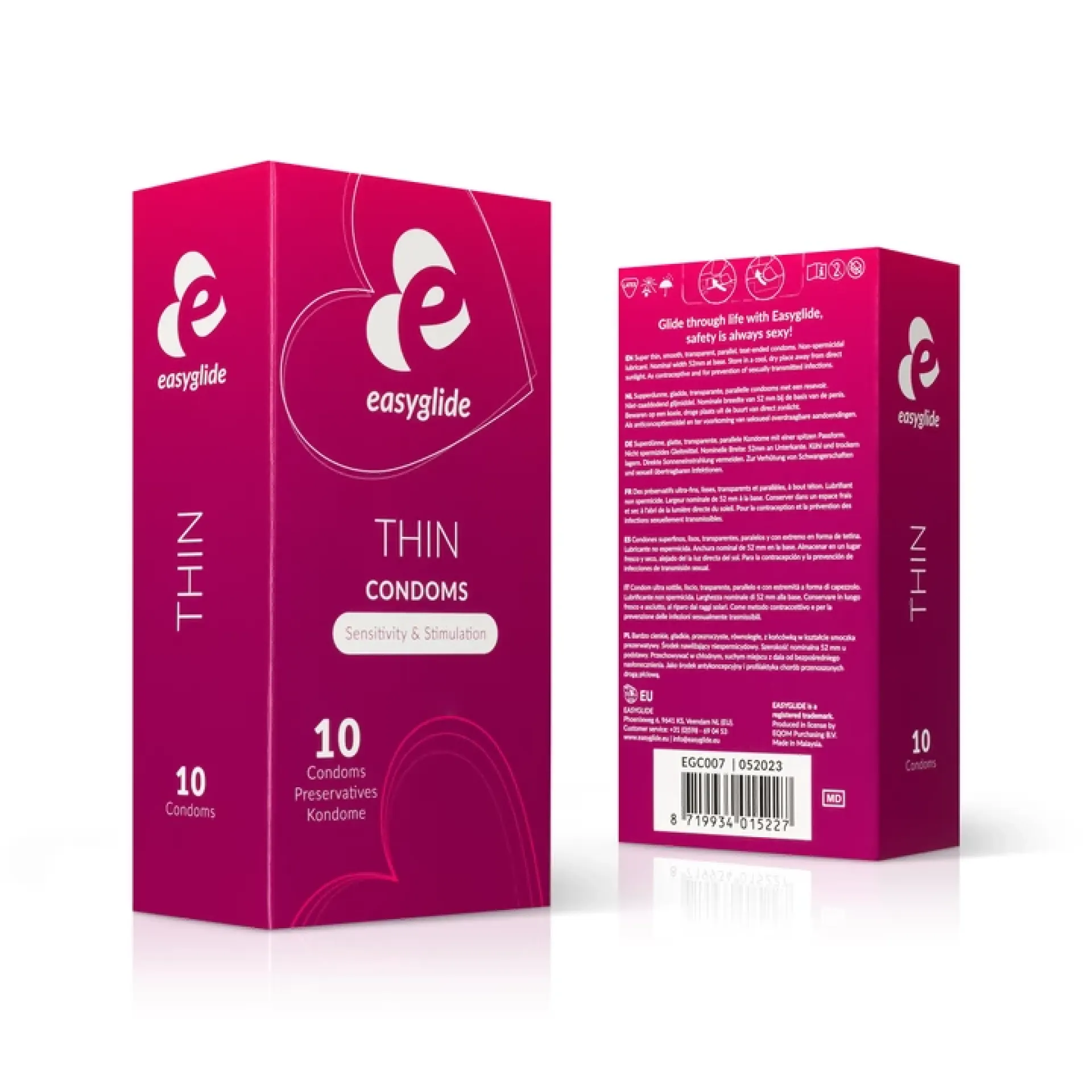 EasyGlide extra thin condooms 10 stuks kopen.