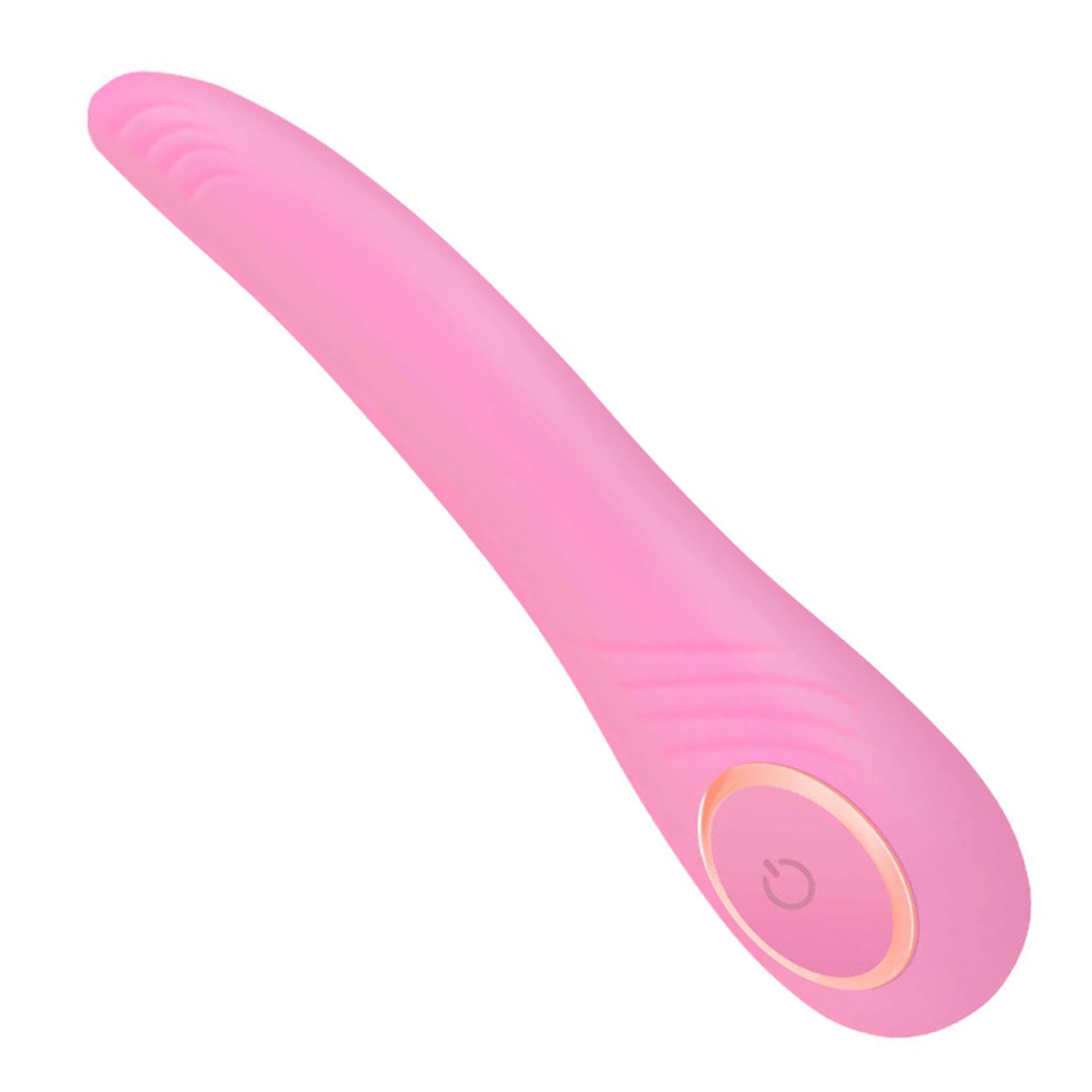 Vibrator met tong 18,9cm Lichtroze