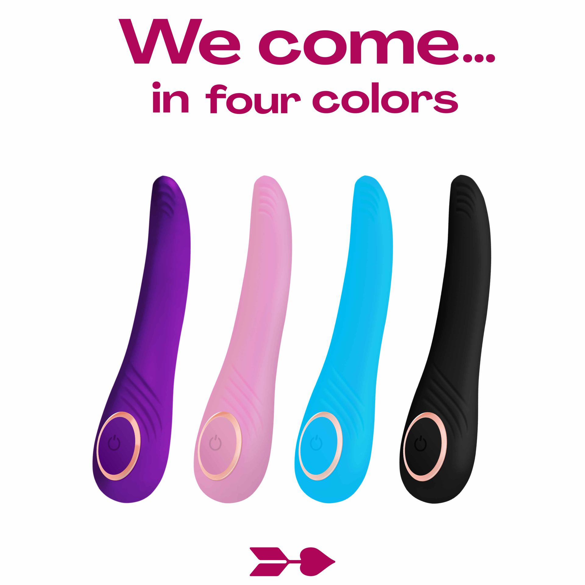 Vibrator met tong - 18,9cm - Lichtroze bestel