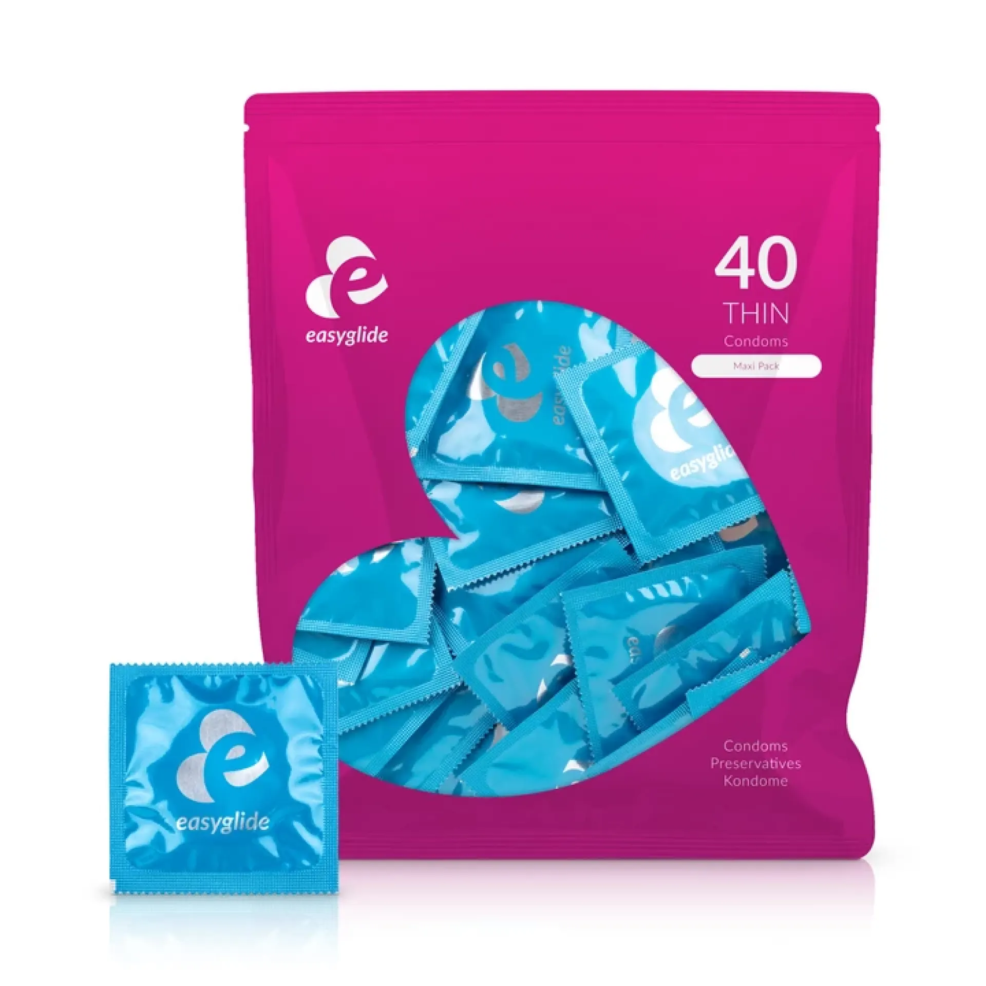 EasyGlide extra thin condooms 40 stuks.