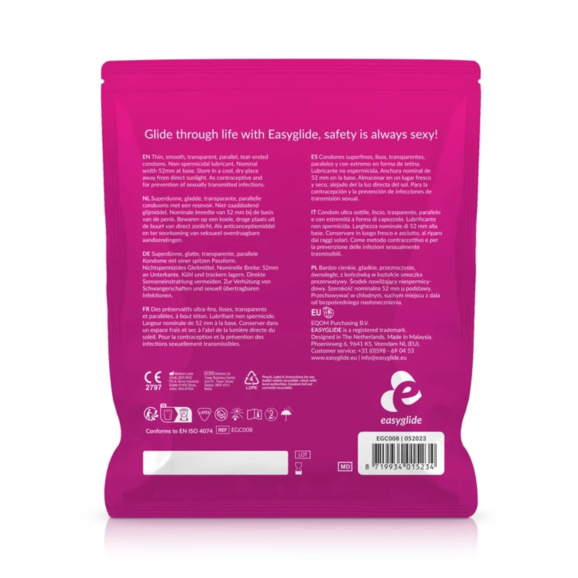 EasyGlide extra thin condooms 40 stuks kopen.
