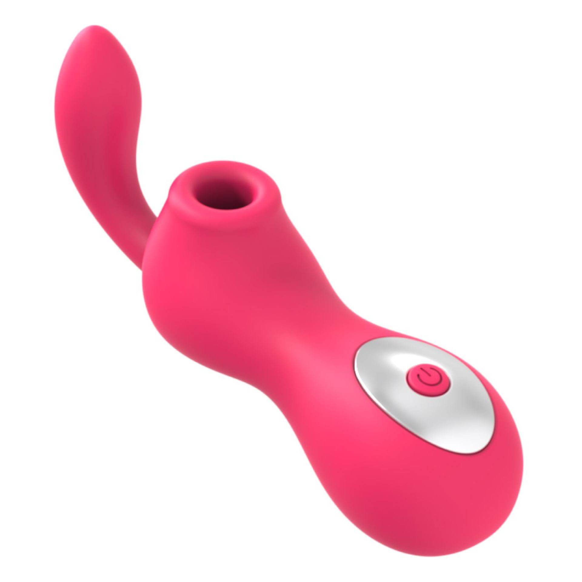 12,8cm luchtdruk vibrator met dildo