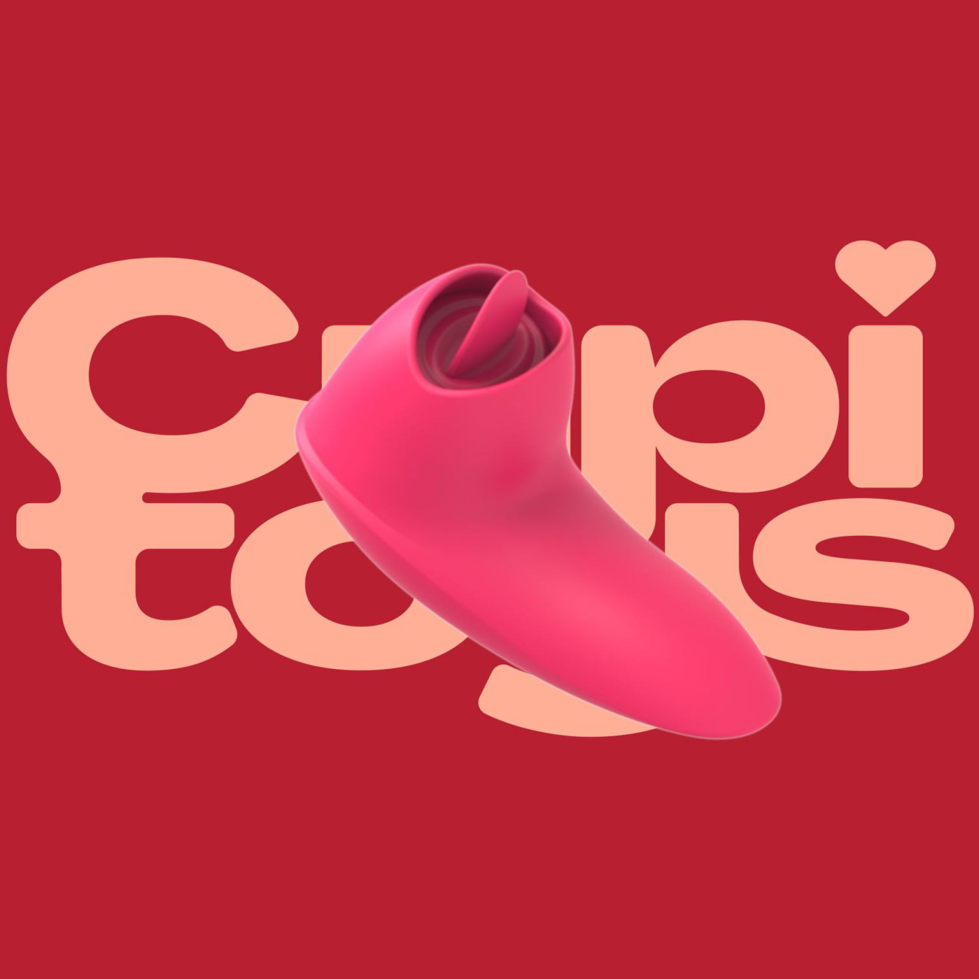 Vibrator met tong roze