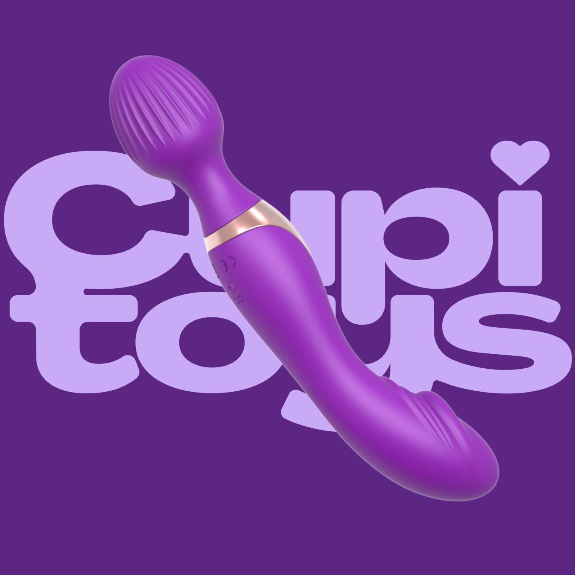 Wand vibrator met dildo met reliëf kopen