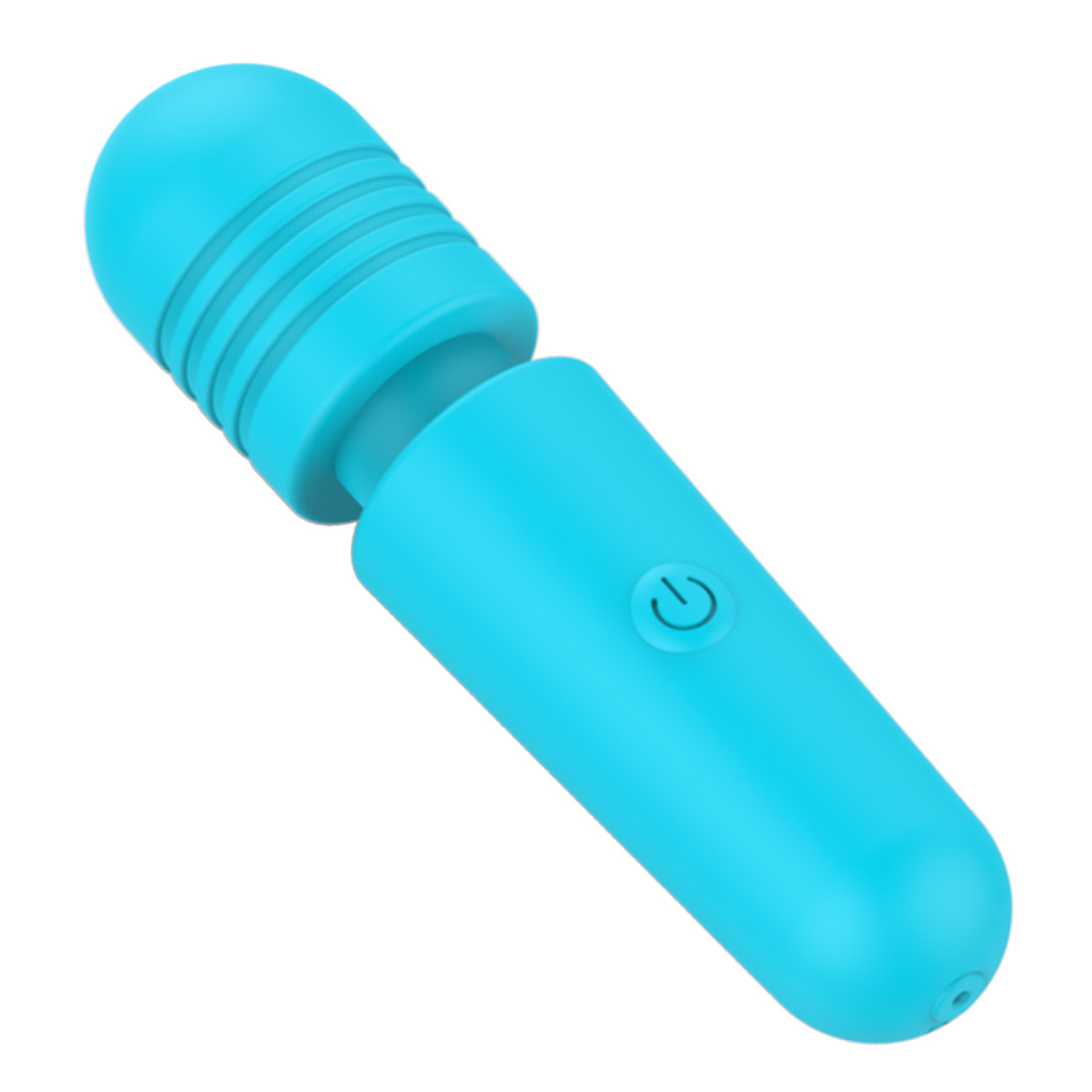 wand vibrator 10 cm blauw