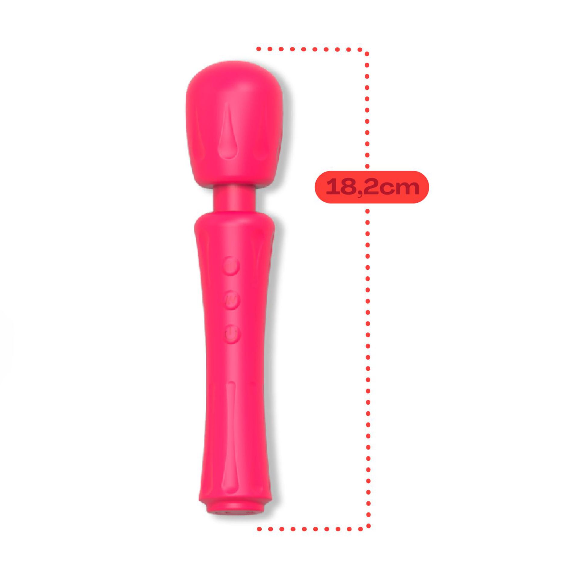 Wand vibrator 18,2cm Roze kopen