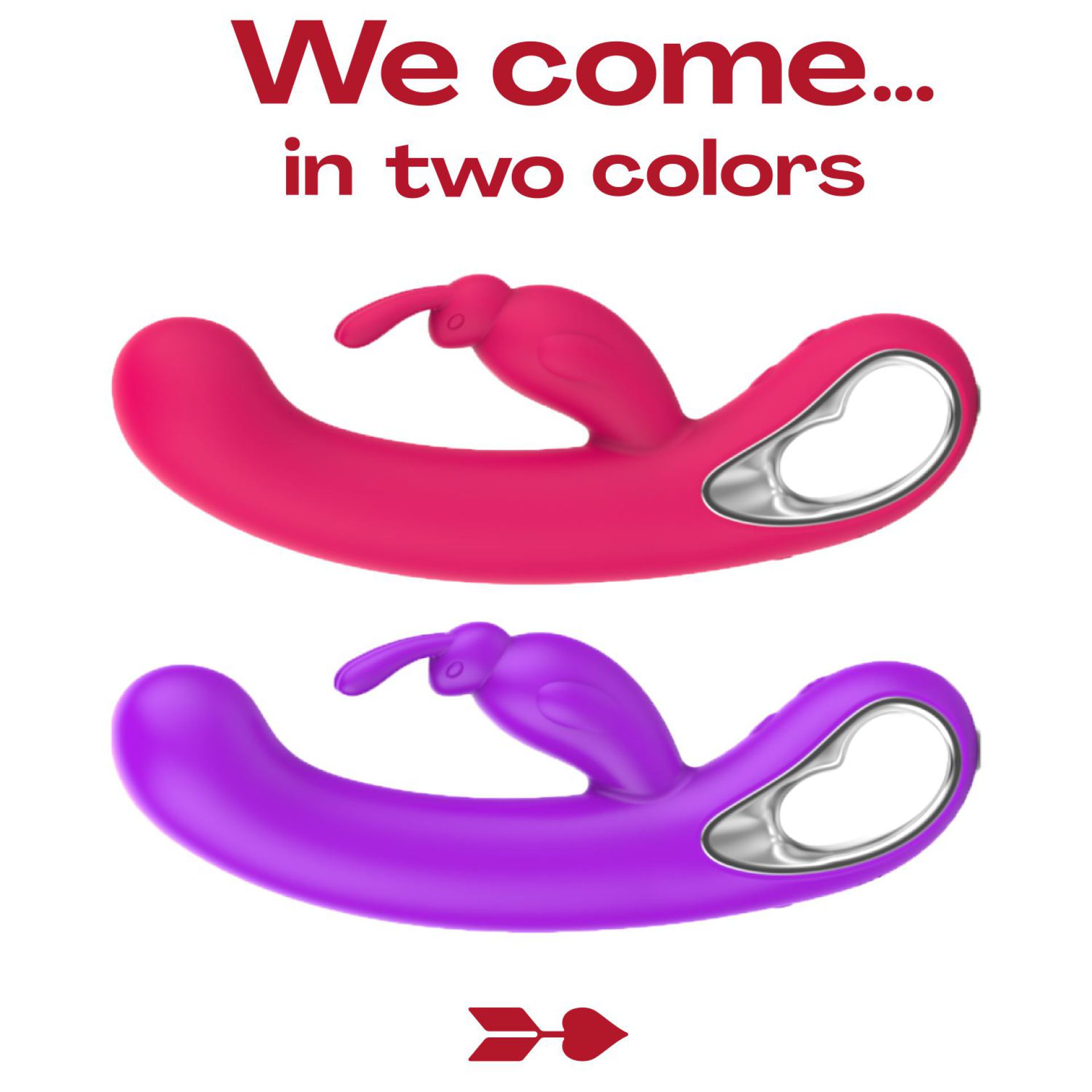 2 in 1 tarzan vibrator met rabbit  21 cm roze