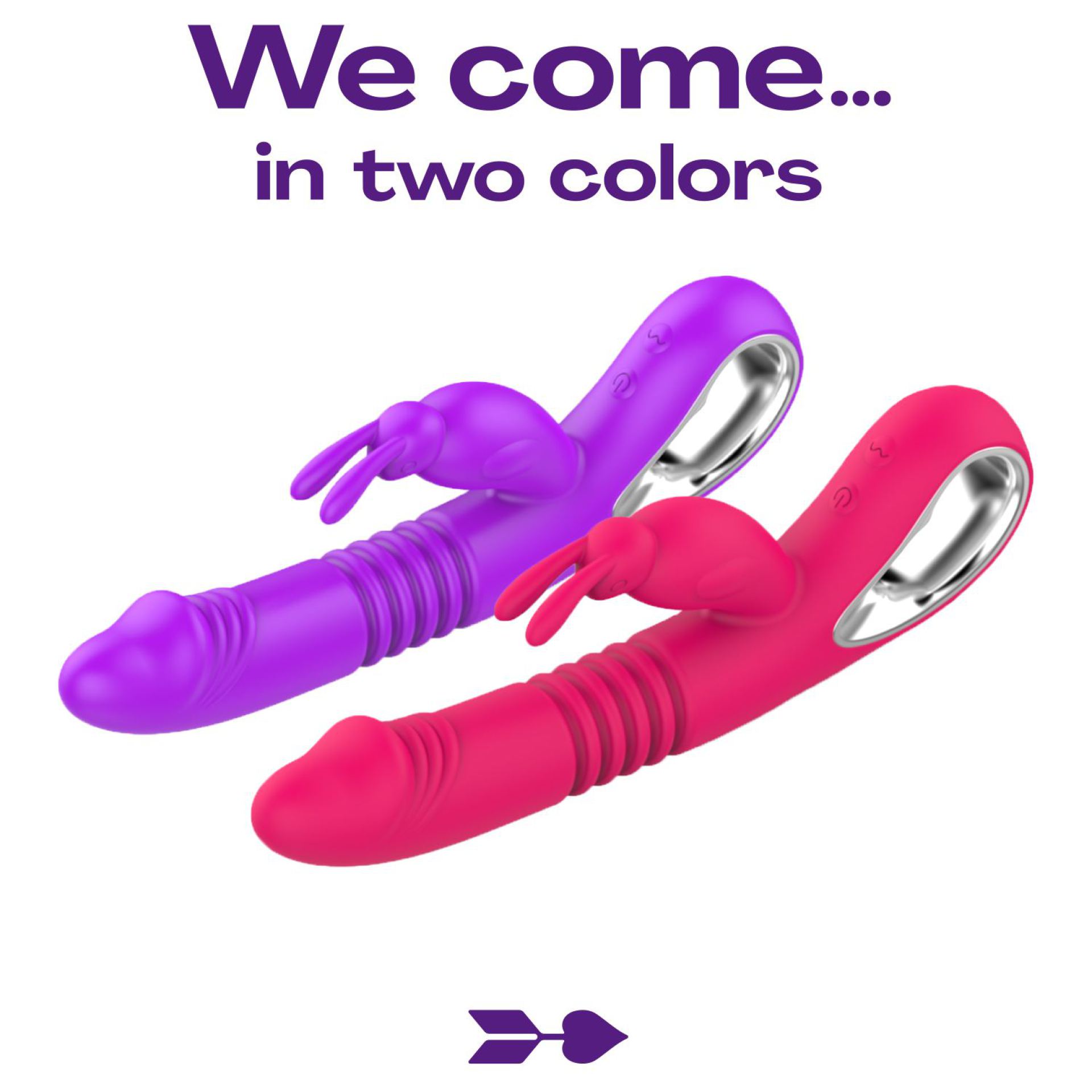 stotende tarzan vibrator met rabbit 23,6cm