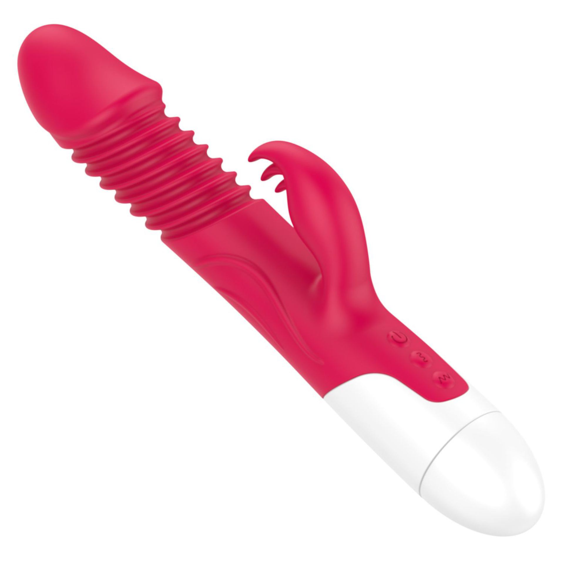 stotende tarzan vibrator met tong rood