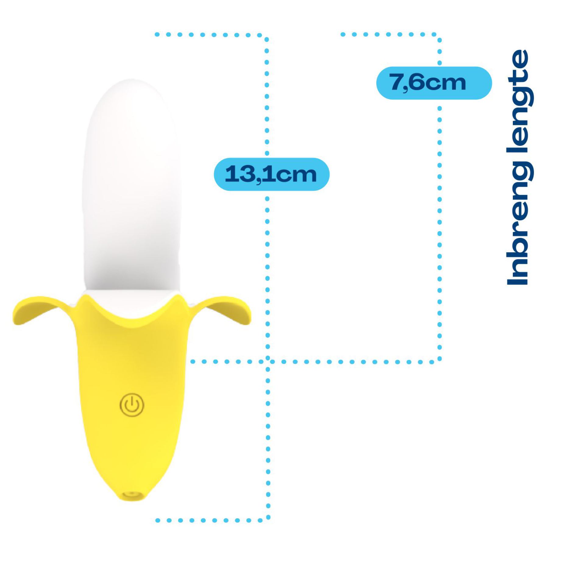 Vibrator banaan 13,1cm kopen
