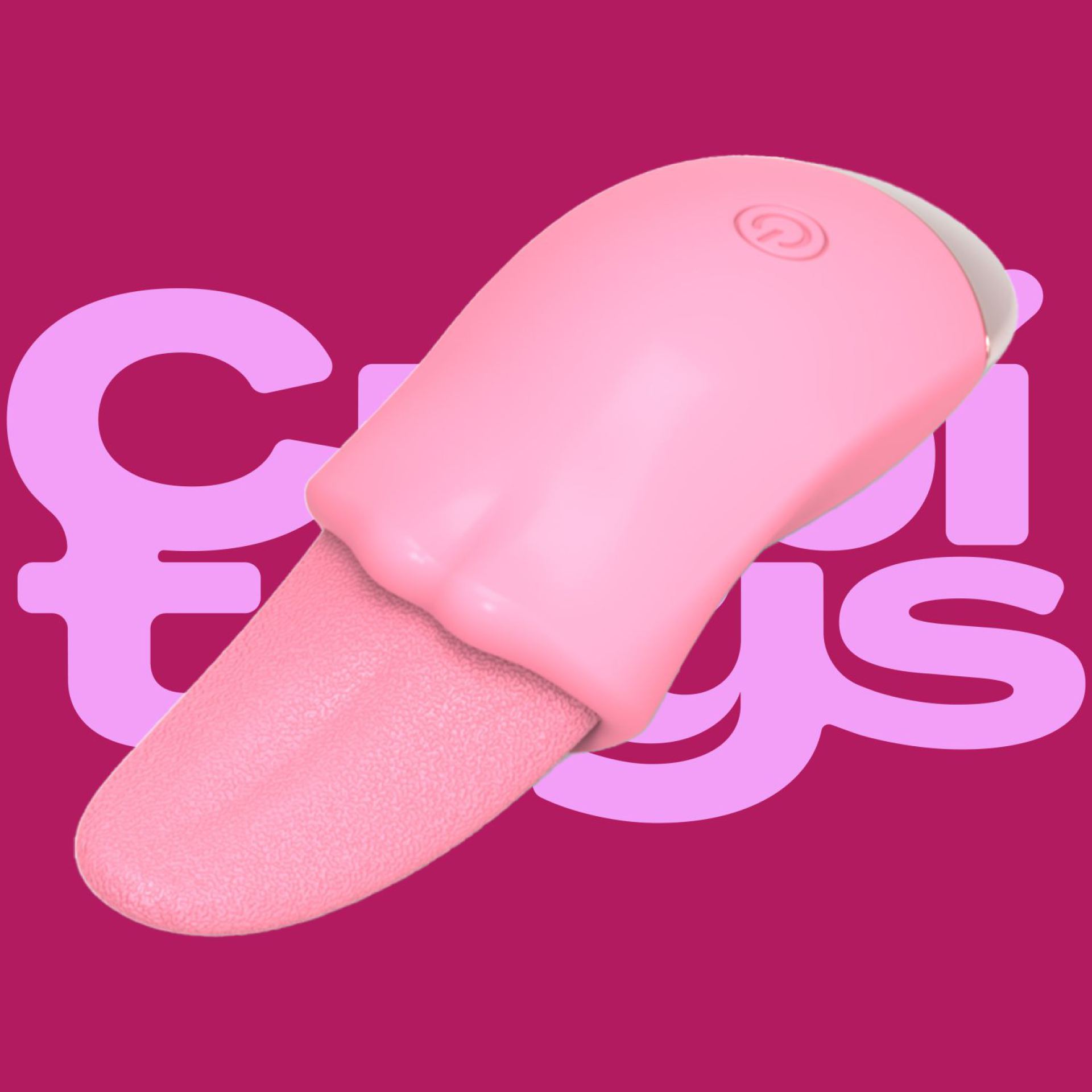 Tong vibrator 11,5cm Lichtroze goedkoop