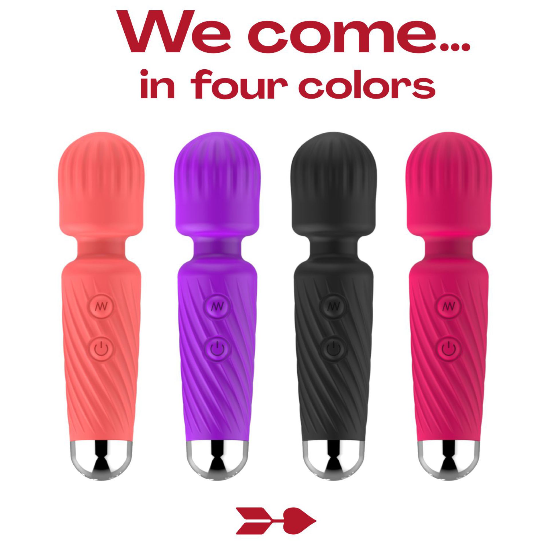 wand vibrator met reliëf 12,5cm zwart online