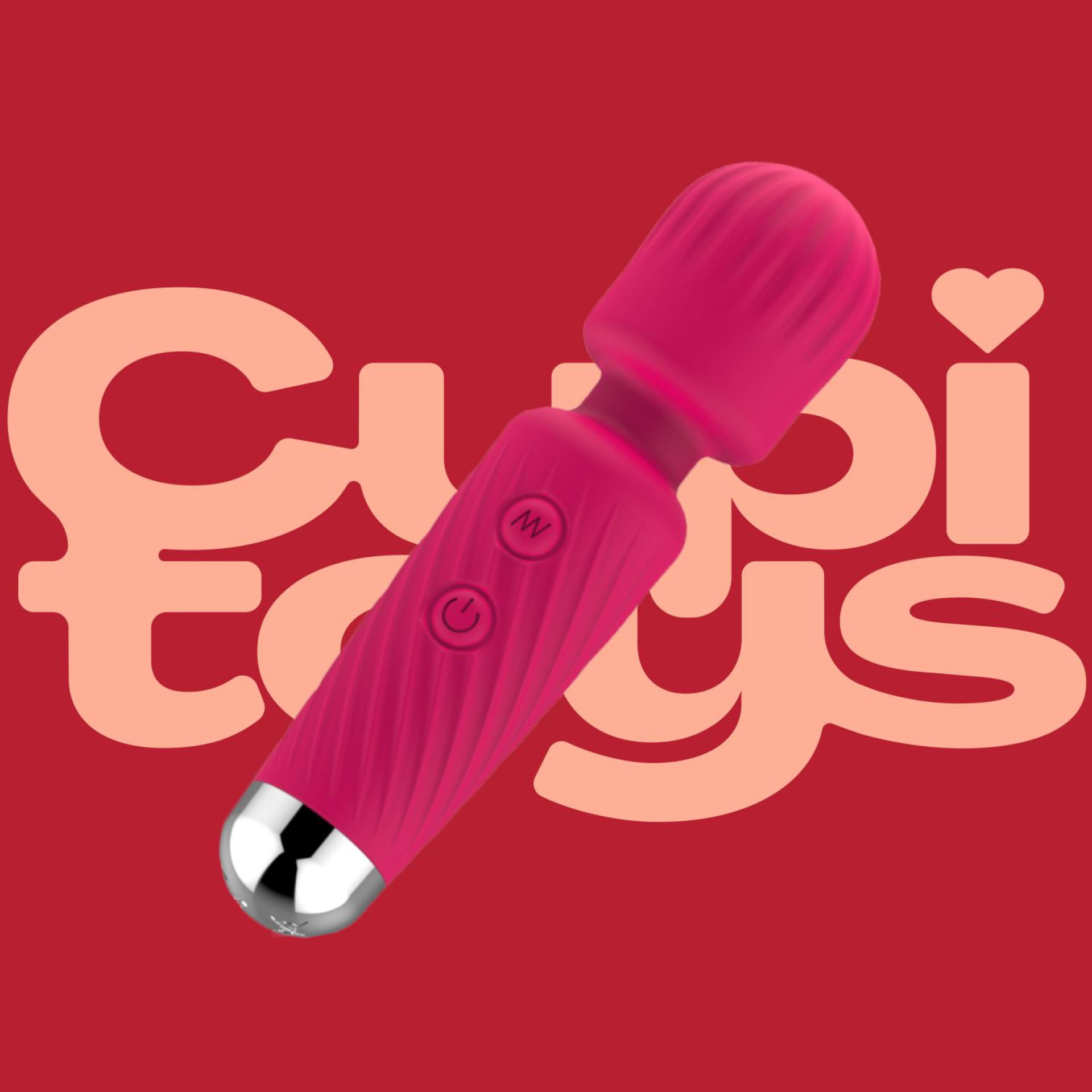 wand vibrator met reliëf 12,5cm roze goedkoop