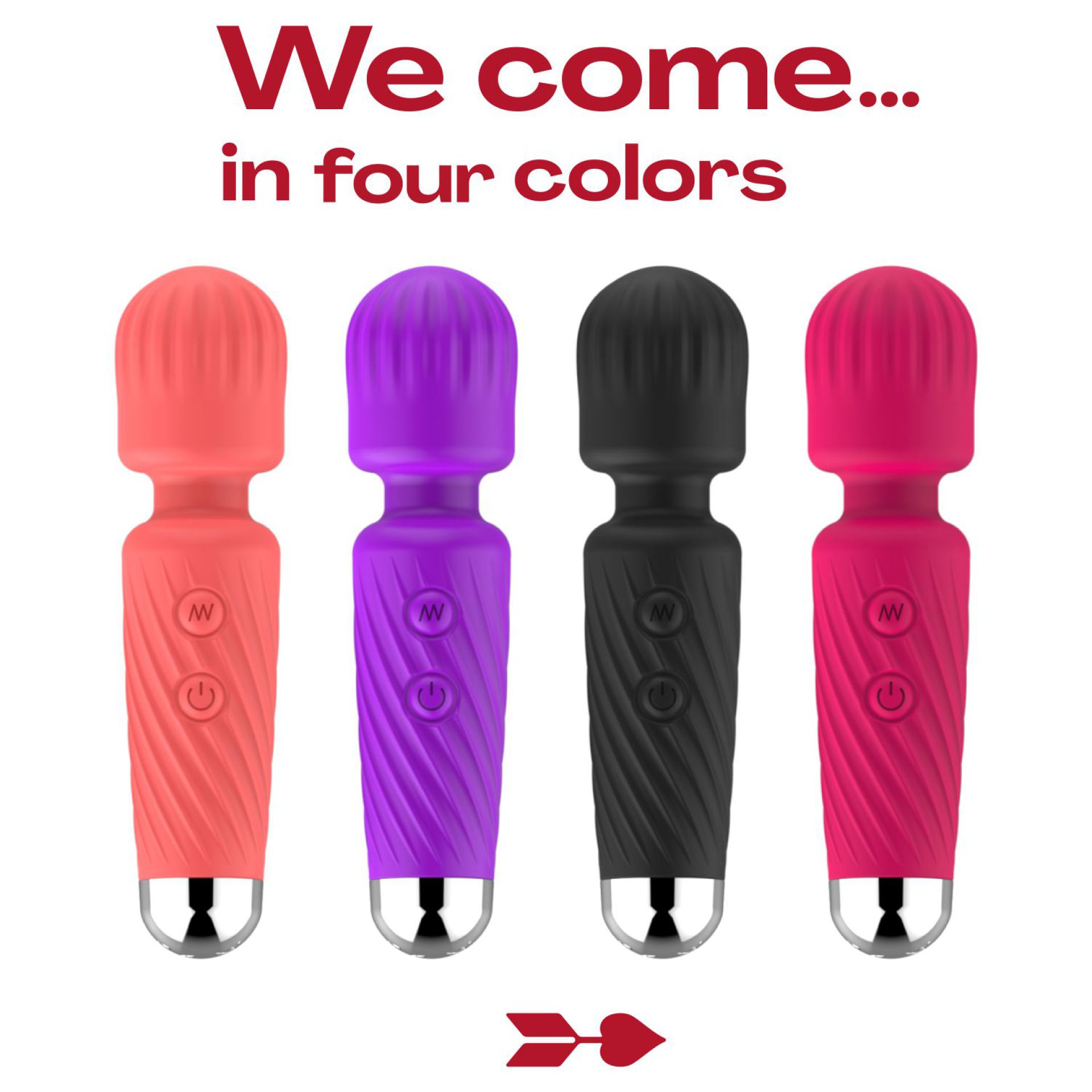 wand vibrator met reliëf lichtroze goedkoop
