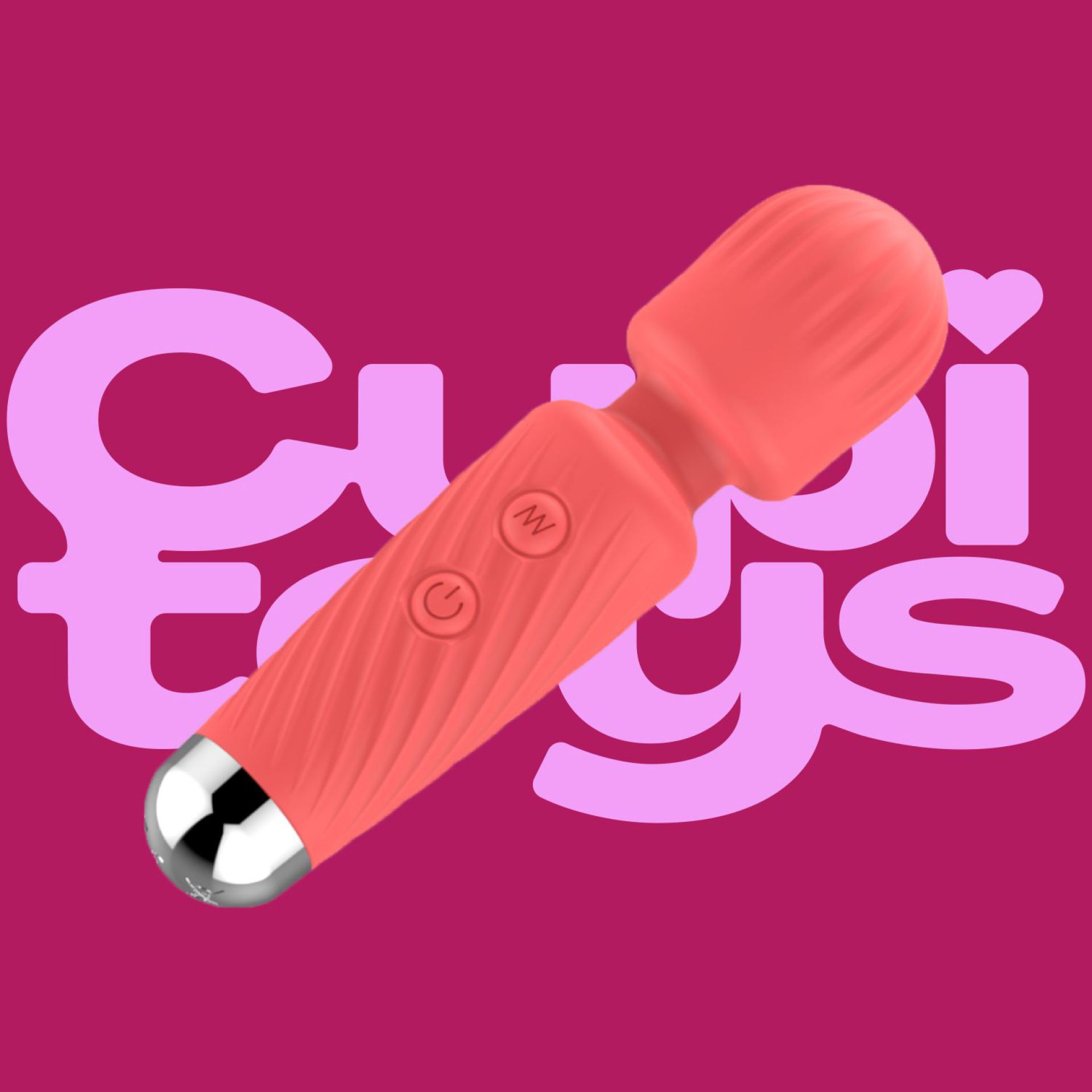 lichtroze wand vibrator met reliëf 12,5cm