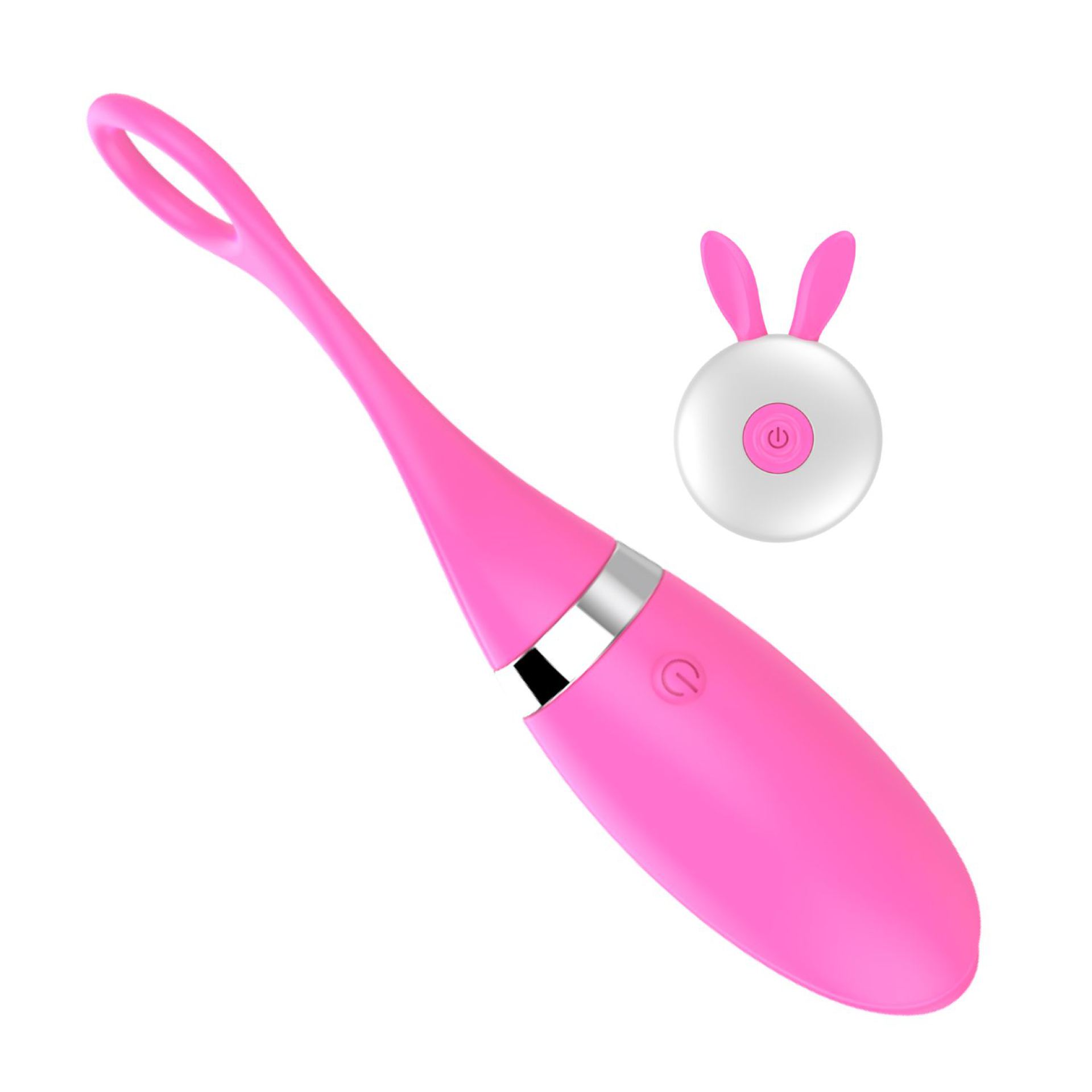 Vibrerend ei 18,6cm lichtroze