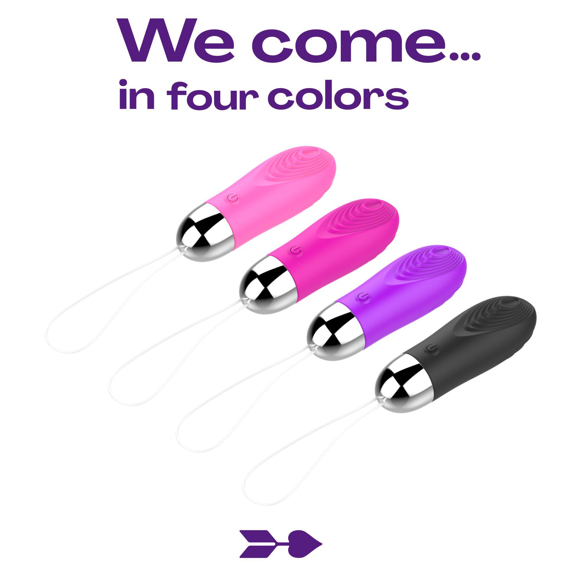 Vibrerend ei voor G-spot 9,8cm paars goedkoop